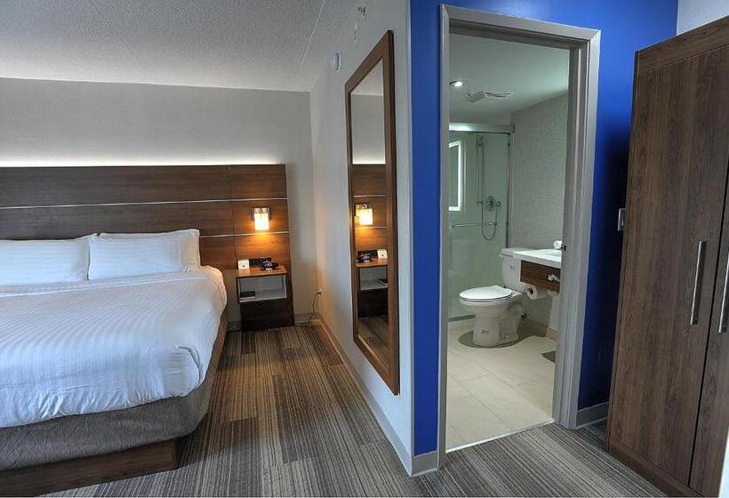 Quarto Estandar Cama King para Deficientes Físicos, Holiday Inn Express & Suites Toronto Airport West, An Ihg