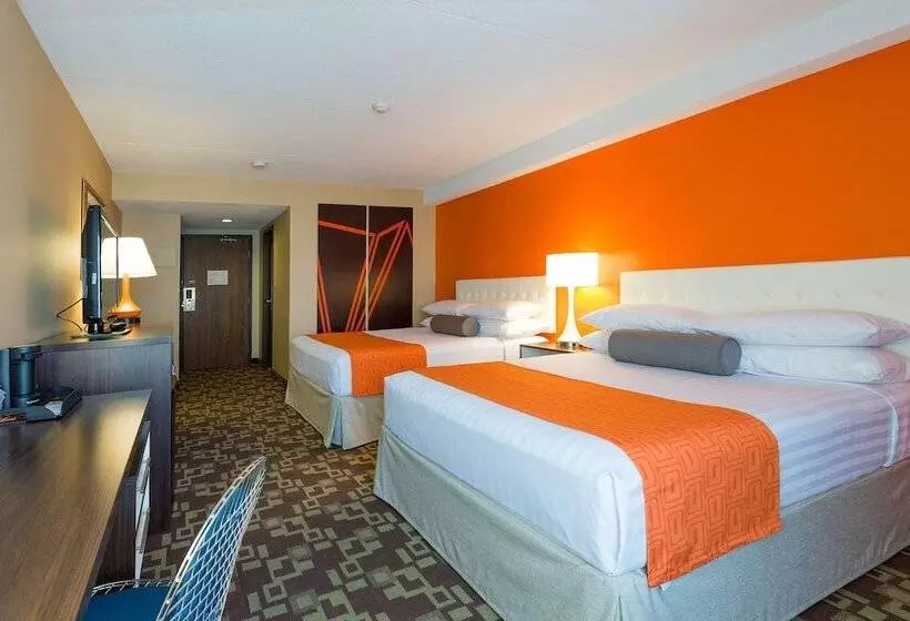 اتاق استاندارد با 2 تخت دوبل, Howard Johnson Plaza By Wyndham By The Falls Niagara Falls