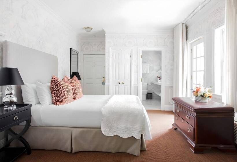 디럭스 룸, Manoir Hovey, Relais & Châteaux