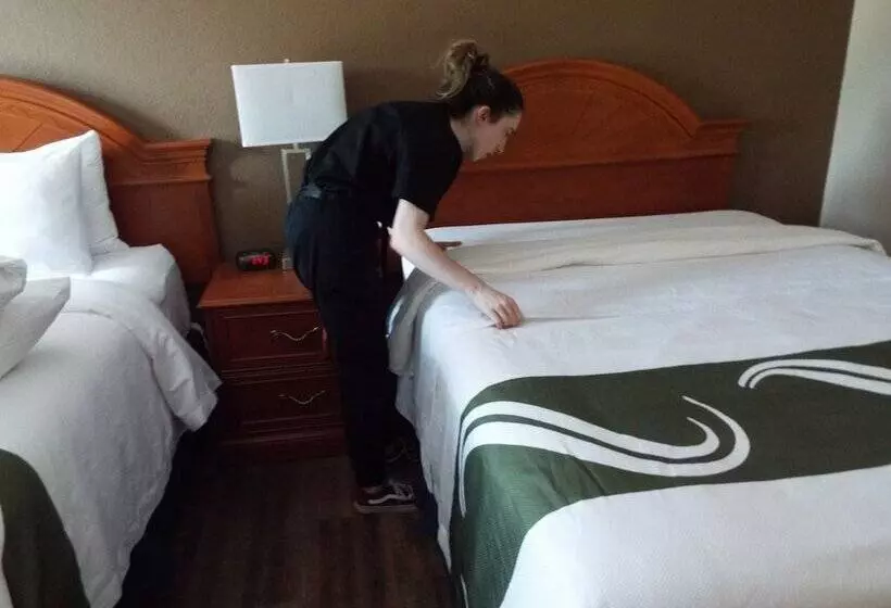 ２ダブルベッドのスタンダードルーム, Quality Inn Owen Sound