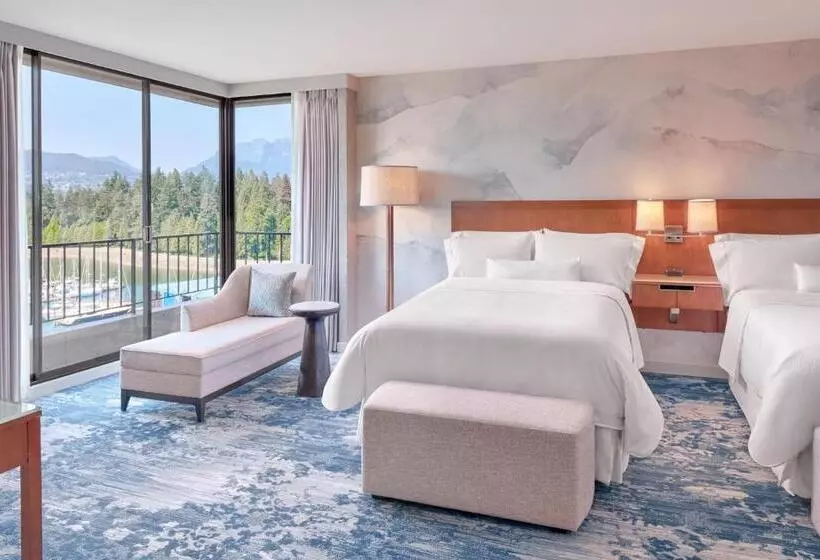 اتاق دلوکس با تخت کینگ و چشمانداز, The Westin Bayshore, Vancouver
