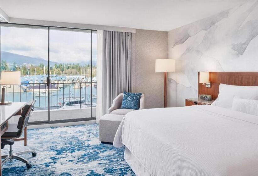 キングサイズベッド、ビュー付きデラックスルーム, The Westin Bayshore, Vancouver