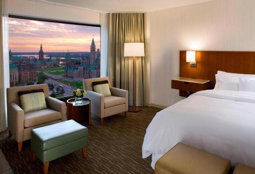 キングサイズベッド、ビュー付きデラックスルーム, The Westin Ottawa