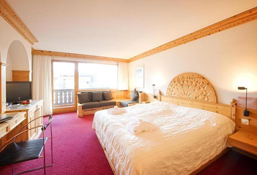 חדר דלוקס עם מרפסת, Albana Hotel Silvaplana