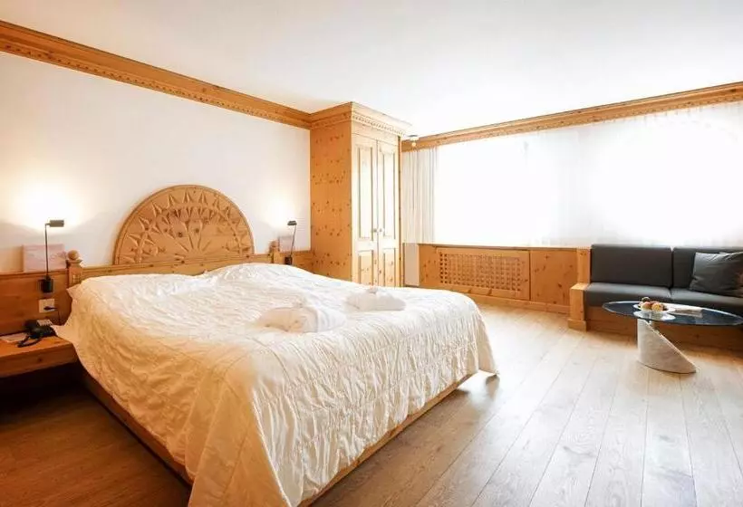 اتاق لوکس با بالکن, Albana Hotel Silvaplana