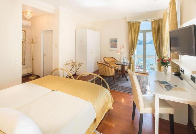 اتاق لوکس با چشم‌انداز دریاچه, Best Western Hotel Bellevue Au Lac