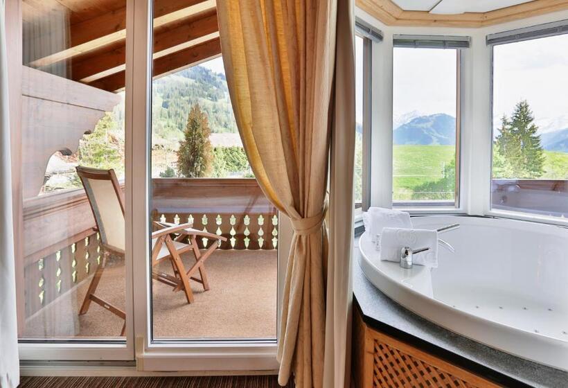 带按摩浴盆的套房, Ermitage Wellness & Spa