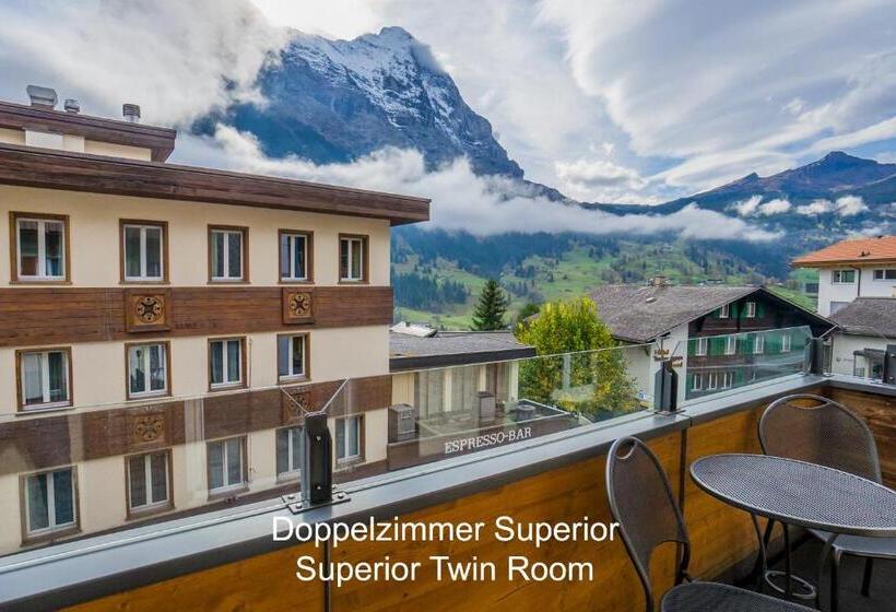 带山景的高级间, Hirschen Grindelwald