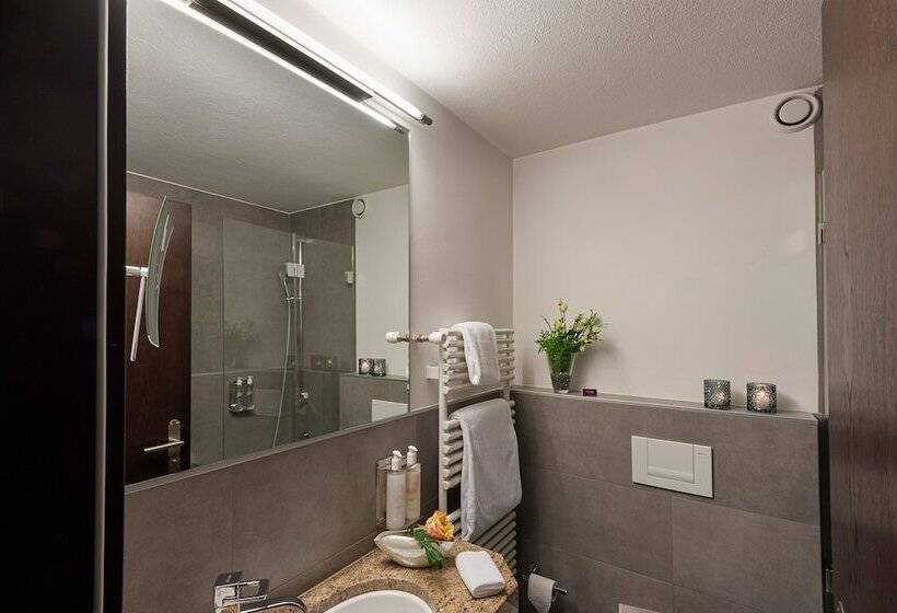 اتاق استاندارد یک نفره, Le Mirabeau Resort & Spa Zermatt