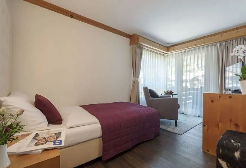 スタンダードシングルルーム, Le Mirabeau Resort & Spa Zermatt