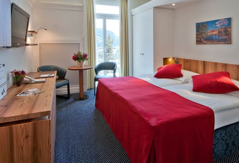 标准间带湖景, Schweizerhof St. Moritz