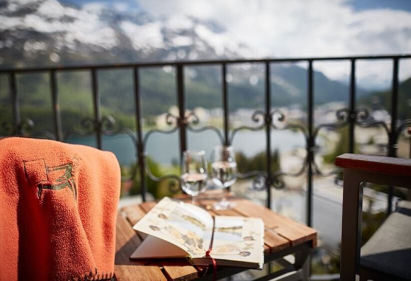 标准间带湖景, Schweizerhof St. Moritz