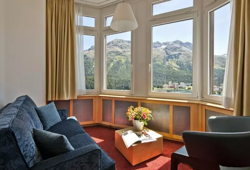 Suite Junior Vista Lago, Schweizerhof St. Moritz