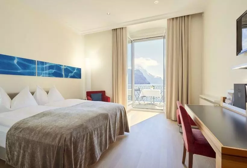 クイーンベッドのスーペリアルーム, Seehotel Waldstätterhof Swiss Quality