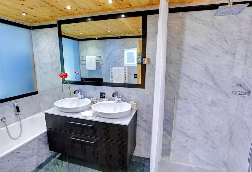 スーペリアシングルルーム, Sport & Wellnesshotel San Gian St. Moritz