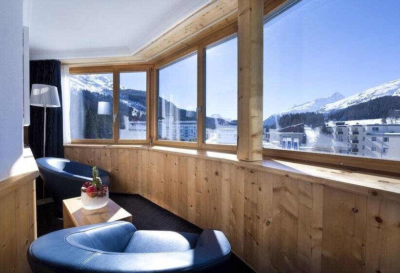 غرفة سوبيريور فردية, Sport & Wellnesshotel San Gian St. Moritz