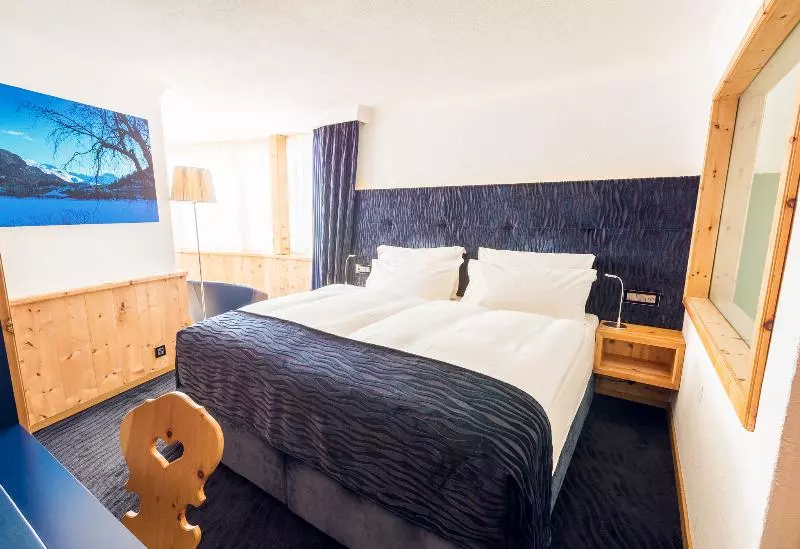 スーペリアシングルルーム, Sport & Wellnesshotel San Gian St. Moritz