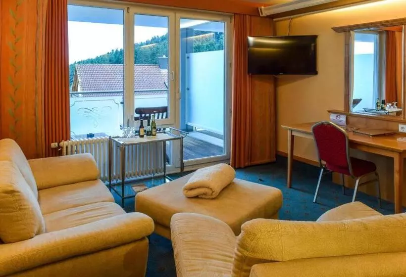 اتاق لوکس با بالکن, Vital  Und Wellnesshotel Albblick