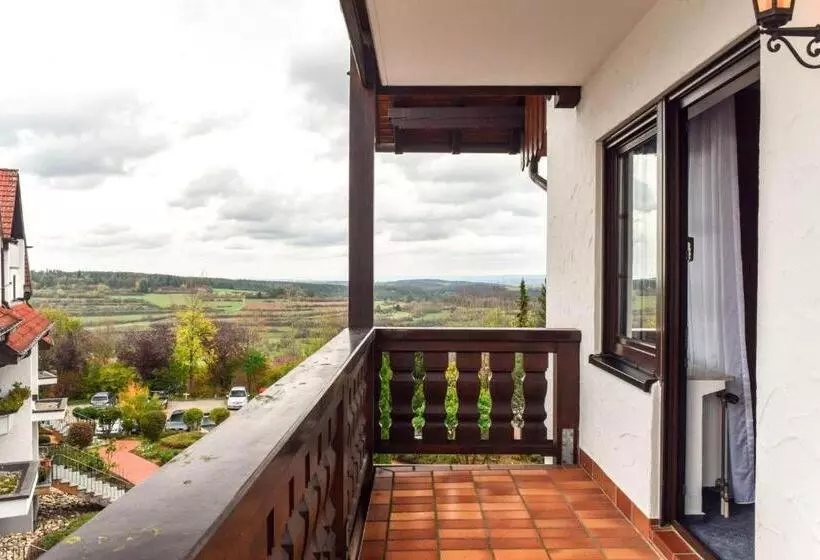 آپارتمان 1 خوابه با بالکن, Vital  Und Wellnesshotel Albblick