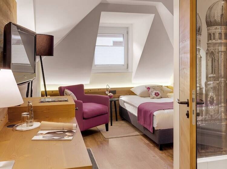 اتاق استاندارد یک نفره, Alpen Hotel München