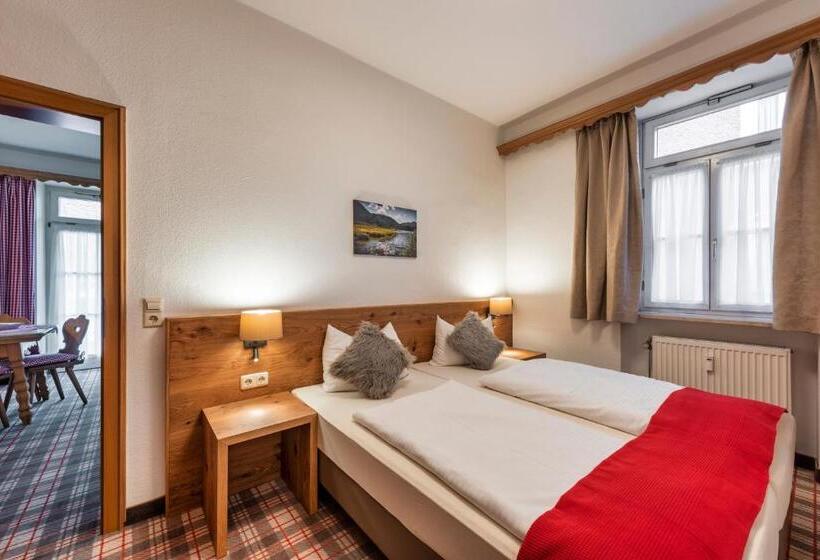 Апартаменты 1 Спальня с Балконом, Ruhpoldinger Hof