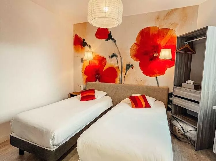 Standard-huone Sisäpuolella, Garden Hotel Rennes Centre Gare