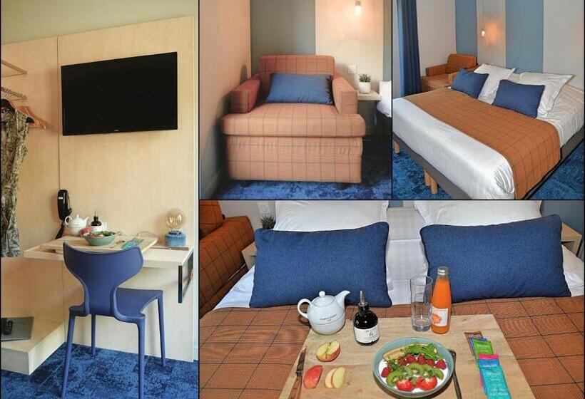 חדר סופריור לשלושה, Hôtel Beauregard, The Originals Relais