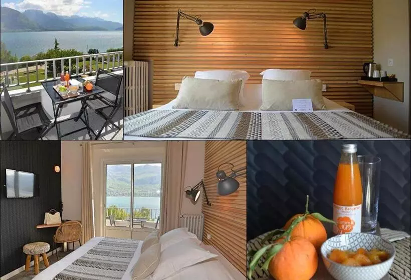 バルコニー付きデラックスルーム, Hôtel Beauregard, The Originals Relais