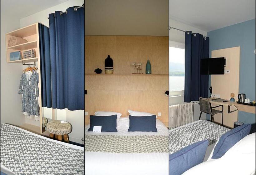 Superior room with lake view, Hôtel Beauregard, The Originals Relais