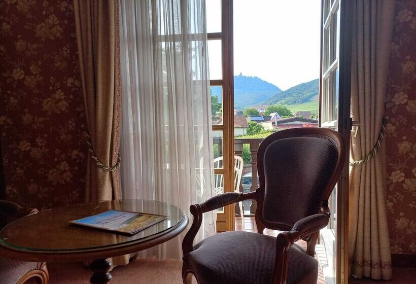 Номер Deluxe с Балконом, Munsch Restaurant & Wellness, Colmar Nord   Haut Koenigsbourg