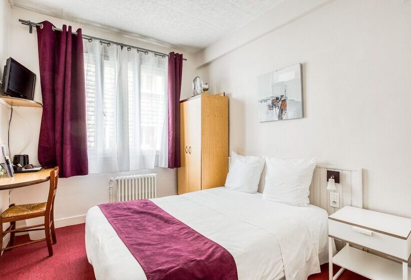 غرفة قياسية فردية, Logis Hôtel Restaurant La Coupe D Or