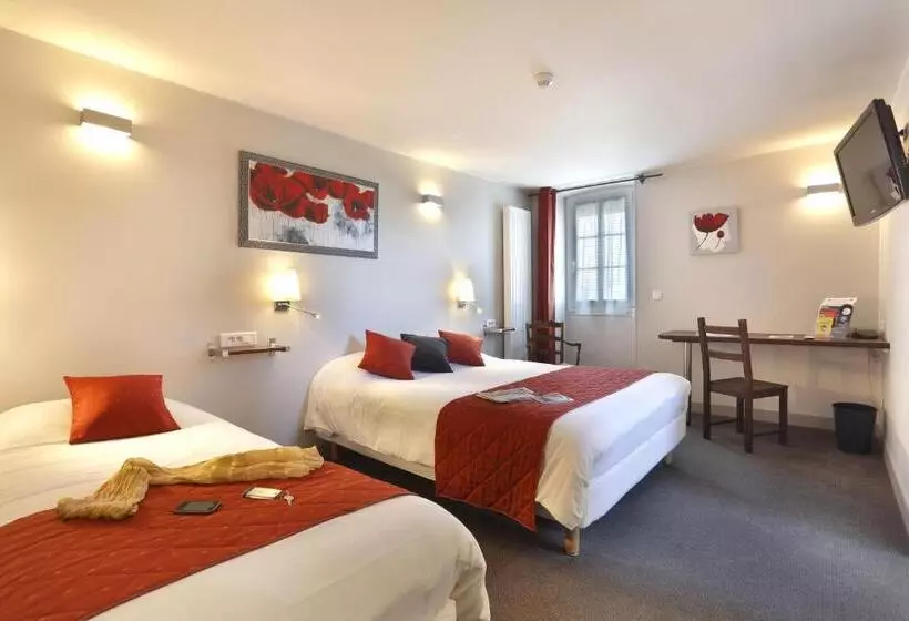 اتاق استاندارد سه نفره, Hôtel Les Tilleuls, Bourges