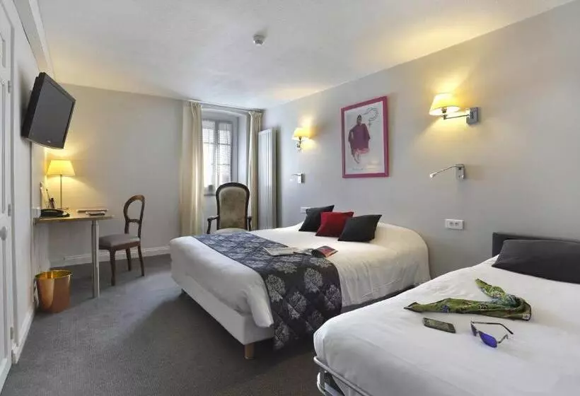 اتاق استاندارد سه نفره, Hôtel Les Tilleuls, Bourges