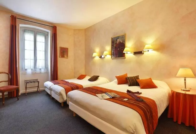 اتاق استاندارد چهار تخته, Hôtel Les Tilleuls, Bourges