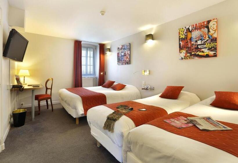 غرفة قياسية رباعية, Hôtel Les Tilleuls, Bourges