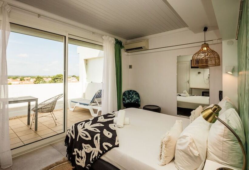 스탠다드 룸, Hôtel Les Sables   Urban Style   By Logis Hotels