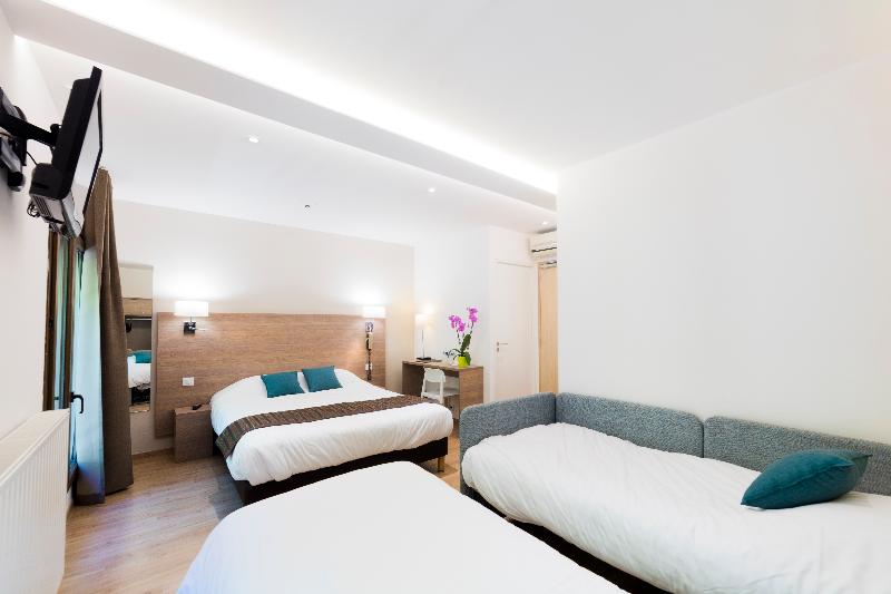 4인용 스탠다드 룸, Logis Hôtel Restaurant Le Cours