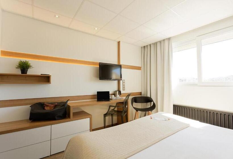 プールビューのプレミアムルーム, The Originals Boutique, Hôtel Neptune, Montpellier Sud