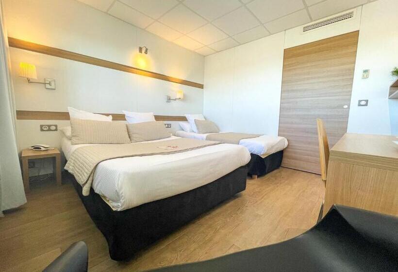 インサイドトリプルスタンダードルーム, The Originals Boutique, Hôtel Neptune, Montpellier Sud