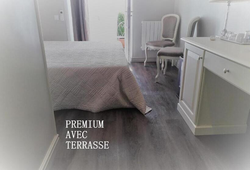 테라스 디럭스 룸, Hôtel Restaurant Oasis