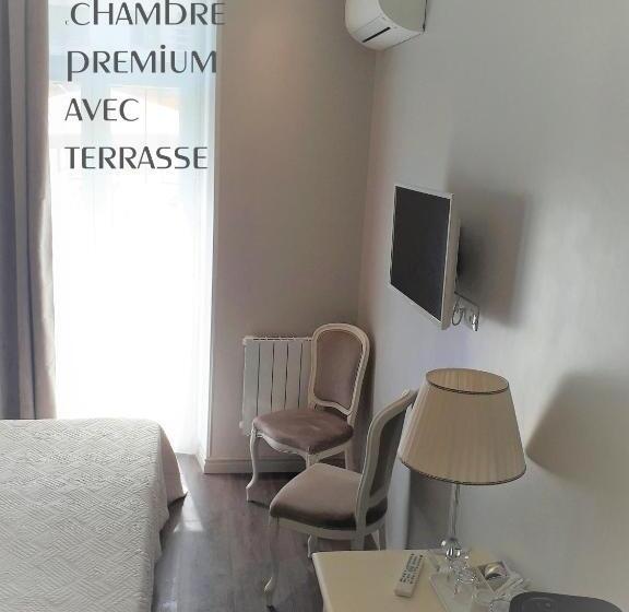 테라스 디럭스 룸, Hôtel Restaurant Oasis