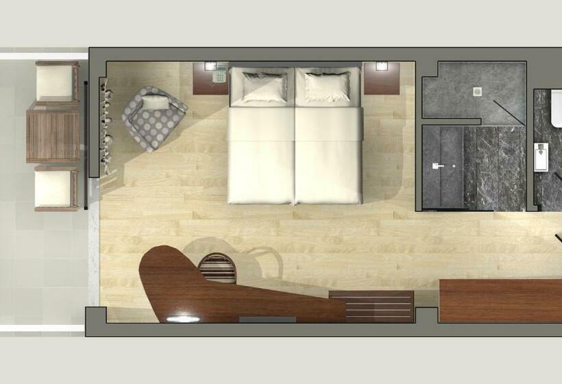 景色の見えるスーペリアルーム, Aquila Atlantis