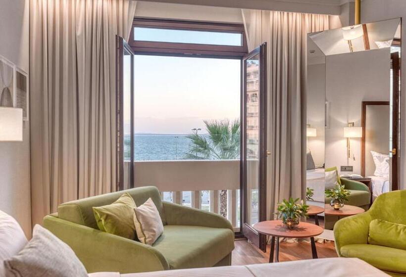 高级房间侧面带海景, Electra Palace Thessaloniki