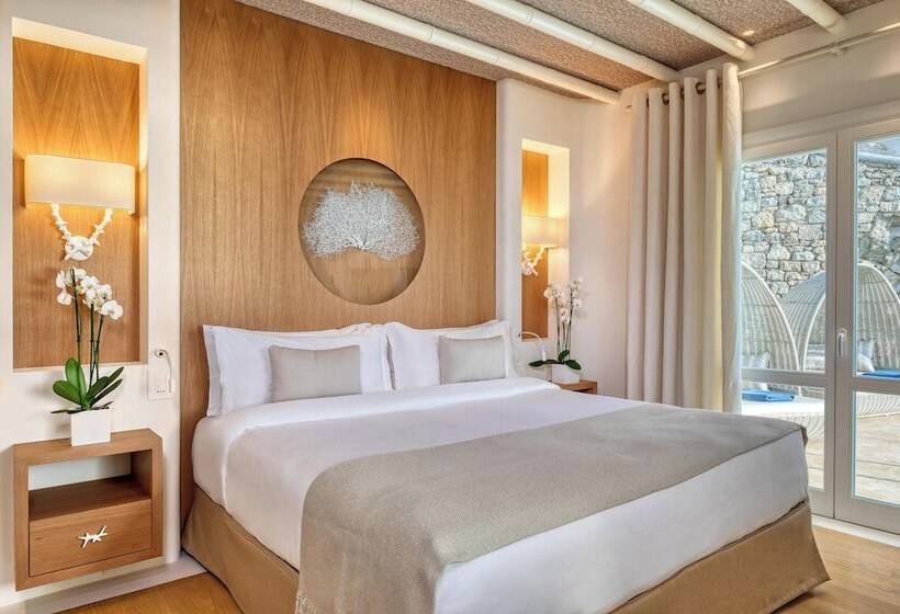 فيلا غرفتين نوم مطلة على البحر, Santa Marina, A Luxury Collection Resort, Mykonos