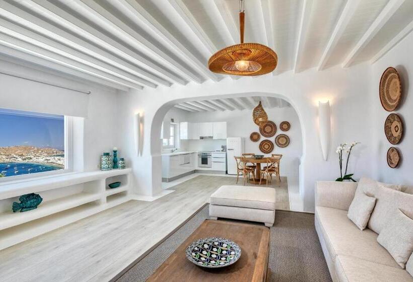 فيلا غرفتين نوم مطلة على البحر, Santa Marina, A Luxury Collection Resort, Mykonos