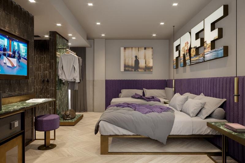 اتاق استاندارد سه نفره, Heart Hotel Milano