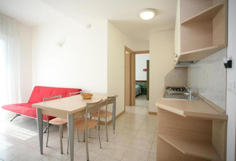 バルコニー付２ベッドルームアパートメント, Residence Capinera