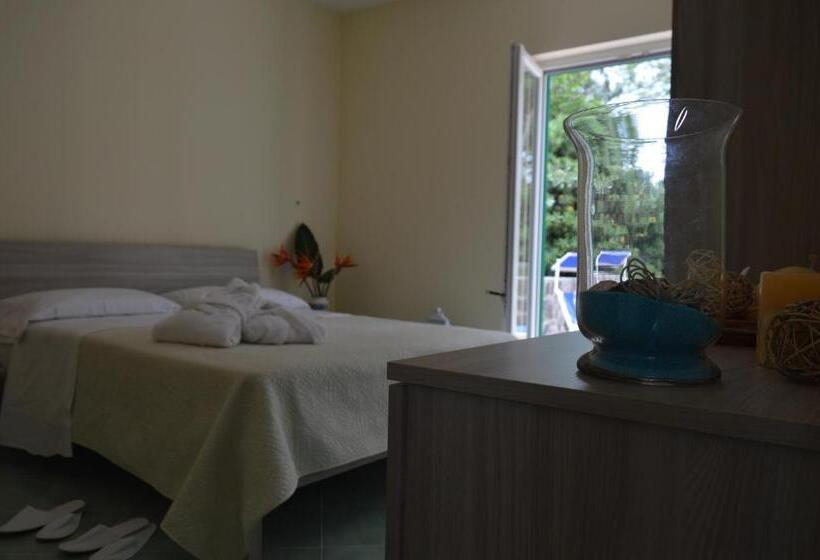 带1个卧室带花园景观的公寓, Terme Alexander