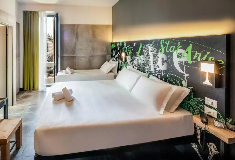 اتاق استاندارد سه تخته با بالکن, Spice Hotel Milano