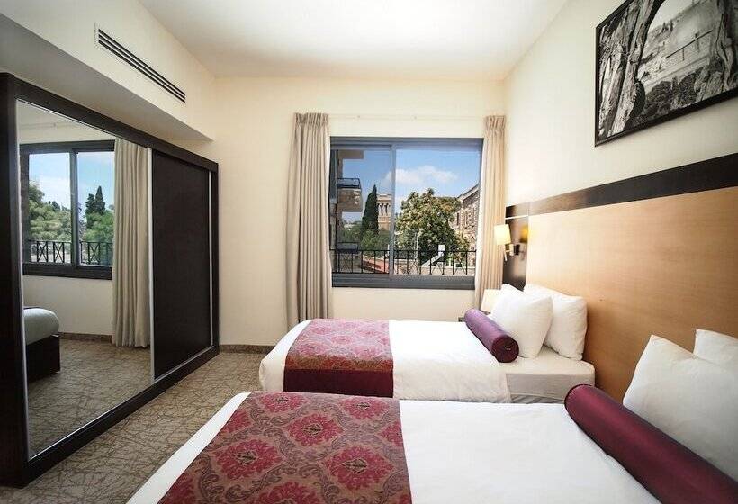 4 Bett Standardzimmer, New Capitol Hotel   Jerusalem